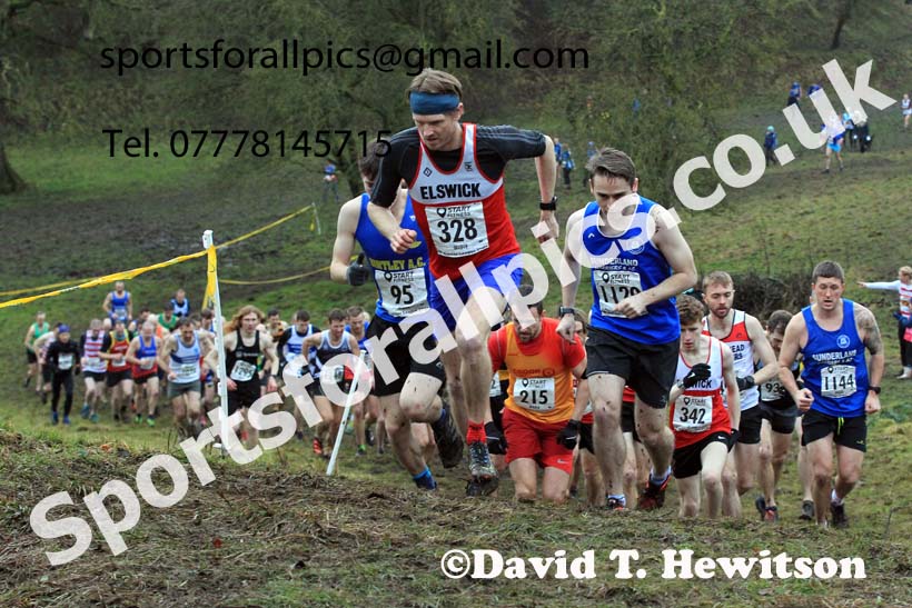 Senior mens 2022 North Eastern Harrier League, Thornley Farm, Peterlee, County Durham. Photo: David T. Hewitson/Sports for All Pics